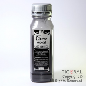 CARBON VEGETAL COLORANTE NATURAL NEGRO GRADO ALIMENTICIO X 75GR X 1